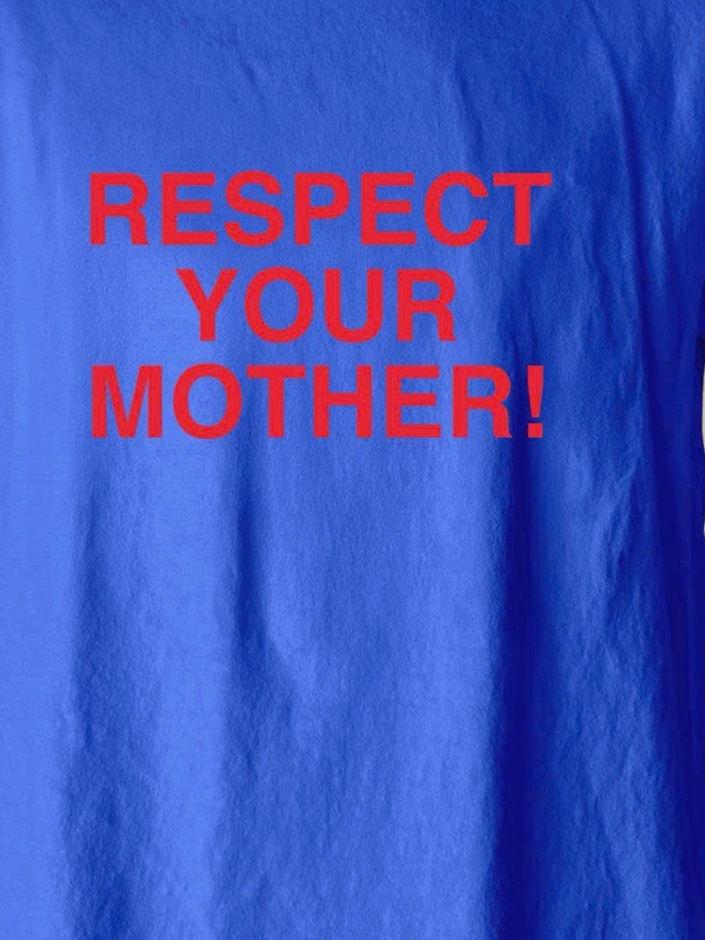 Harry Styles Tour Tee with Red "RESPECT YOUR MOTHER!" Graphic - Picture 2 of 2